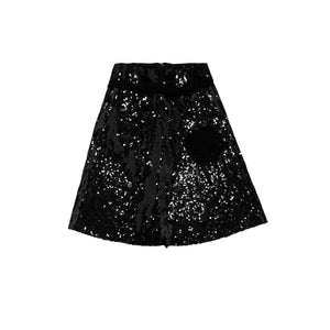 EDWARD CUMING - Circle Window Skirt - AW23 - BLACK